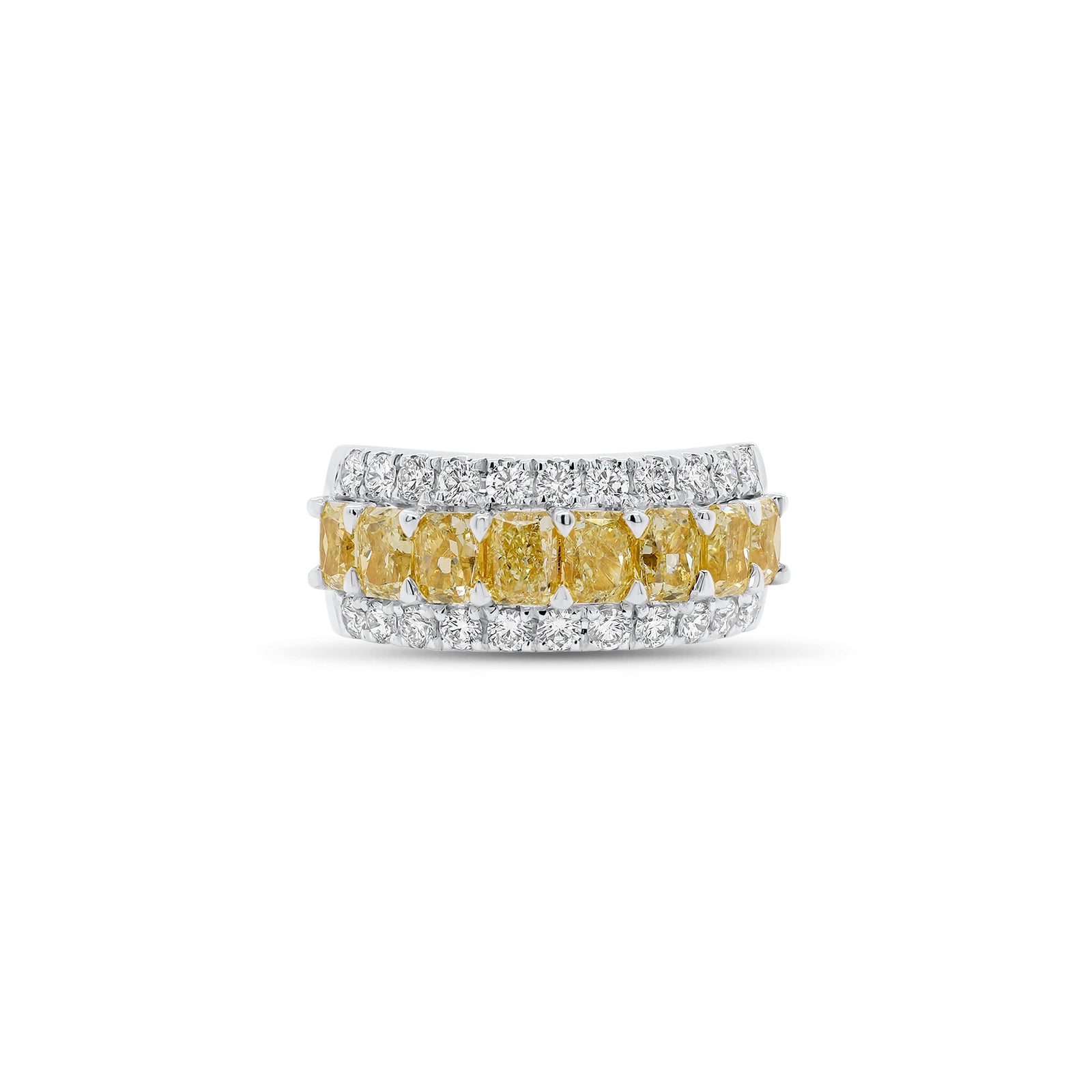 Yellow Diamond Toi et Moi Ring - Nuha Jewelers