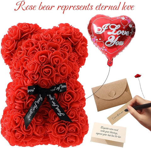 Rose Bear for Expression of Love