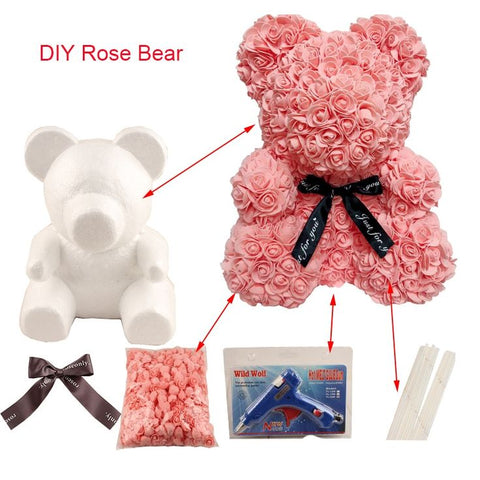 How to Make a Rose Bear - DIY Rose Bear
