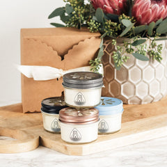 jar set, candles, organic candle, portland, oregon, local candle company