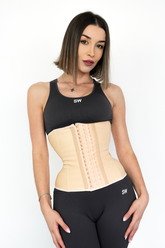 Faja Moldeadora de Cintura Rosa – SW BODY