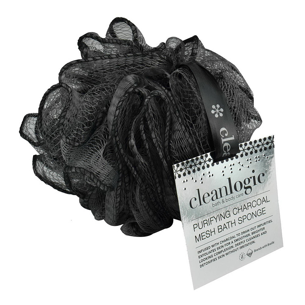 Cleanlogic, Charcoal, Mesh Sponge, 1 Each, 1 ct