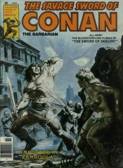 The Savage Sword of Conan 1974 #58 - back issue - $4.00