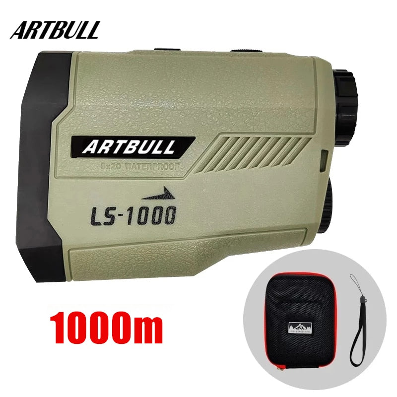 ARTBULL Golf Laser Rangefinder 1000M 650M Telescope with Flag-Lock Slope Pin Distance Meter for Hunting Monocular - zapatone product image