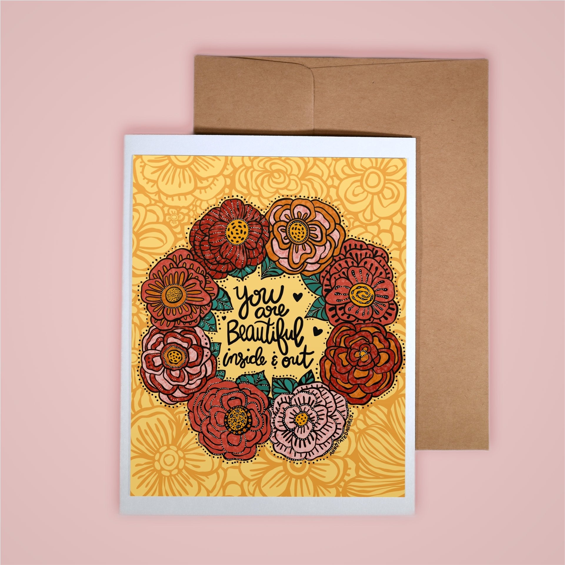 Card - You Are Beautiful Inside and Out