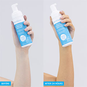 MooGoo Natural Tanning Mousse Before & After