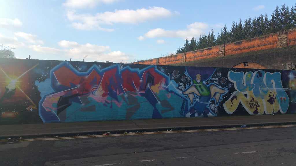 Shoreditch Graffiti Tag Wall