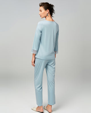 Aimer Long-Sleeve V-neck Thermal Underwear Top