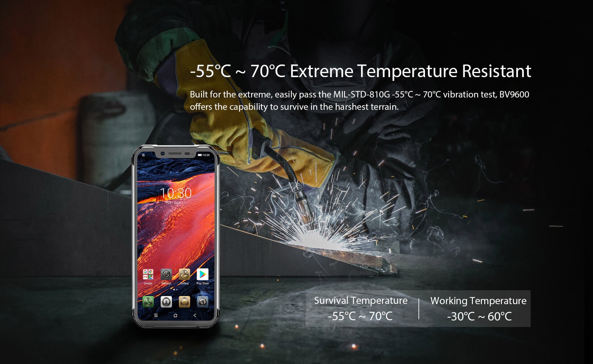 Rugged SA Blackview BV9600 Rugged Phone
