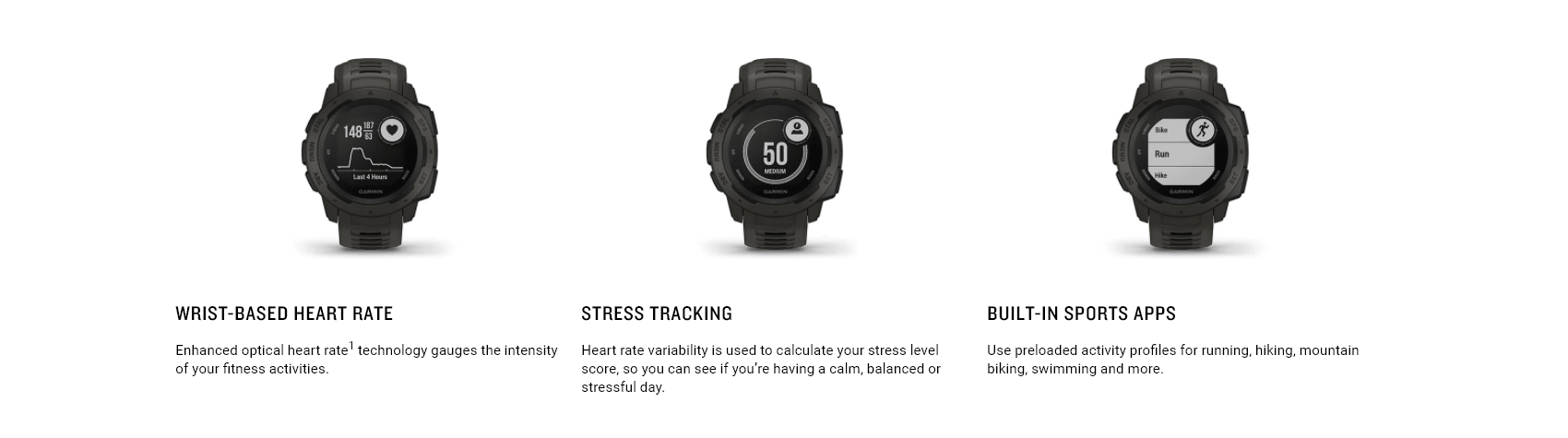 Rugged SA Garmin Instinct Outdoor Smart Watch