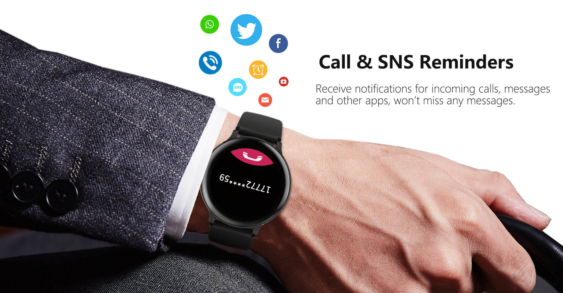 Rugged SA Blackview X2 Smart Watch 5ATM Waterproof Sports Watch