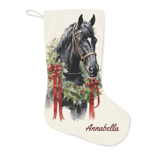Personalized Christmas Draft Horse Christmas Stocking, Extra Large Holiday  Stocking - FlooredByArt – FlooredByArtStudio