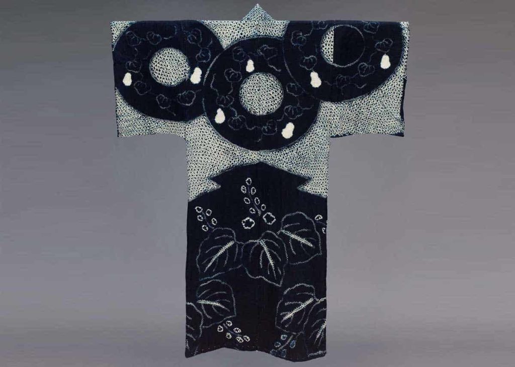 nui shibori dye yukata