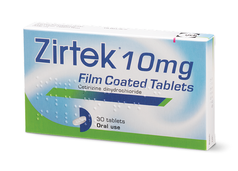 Zirtek Allergy Relief 10mg Tablets (30)