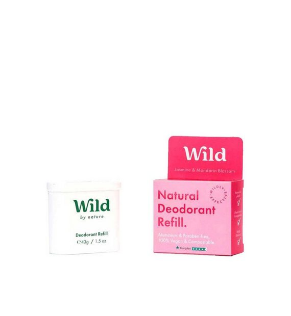 Wild Aqua Case and Fresh Cotton & Sea Salt Deo Refill- Starter Pack