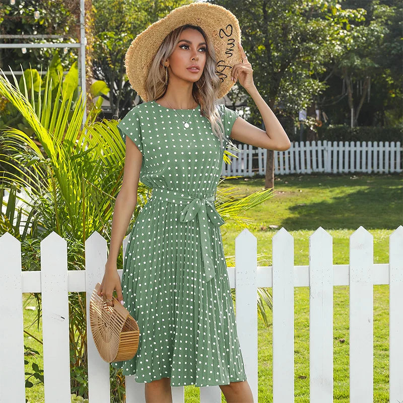 Mint green dress