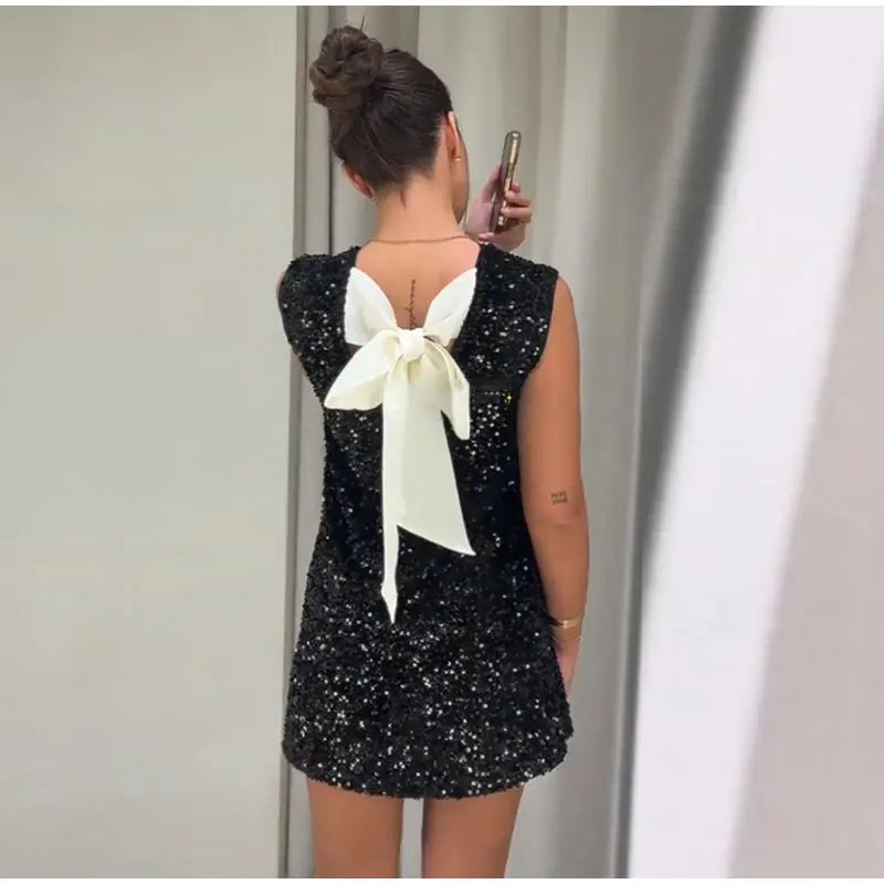 black dress C