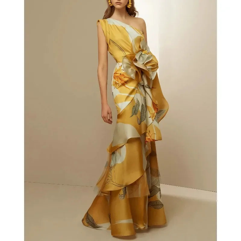 Summer French Retro Waist-Controlled Casual Dress