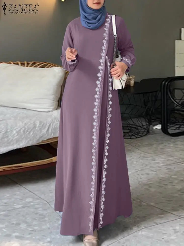 Elegant Lace Crochet Maxi Dress for Women