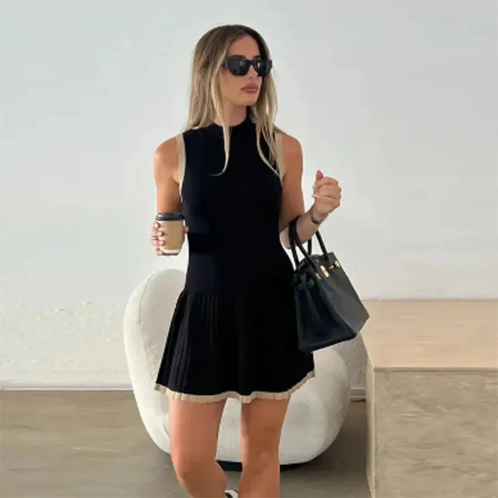 Trendy Casual Elegant Knitted Sweater Dress for Women