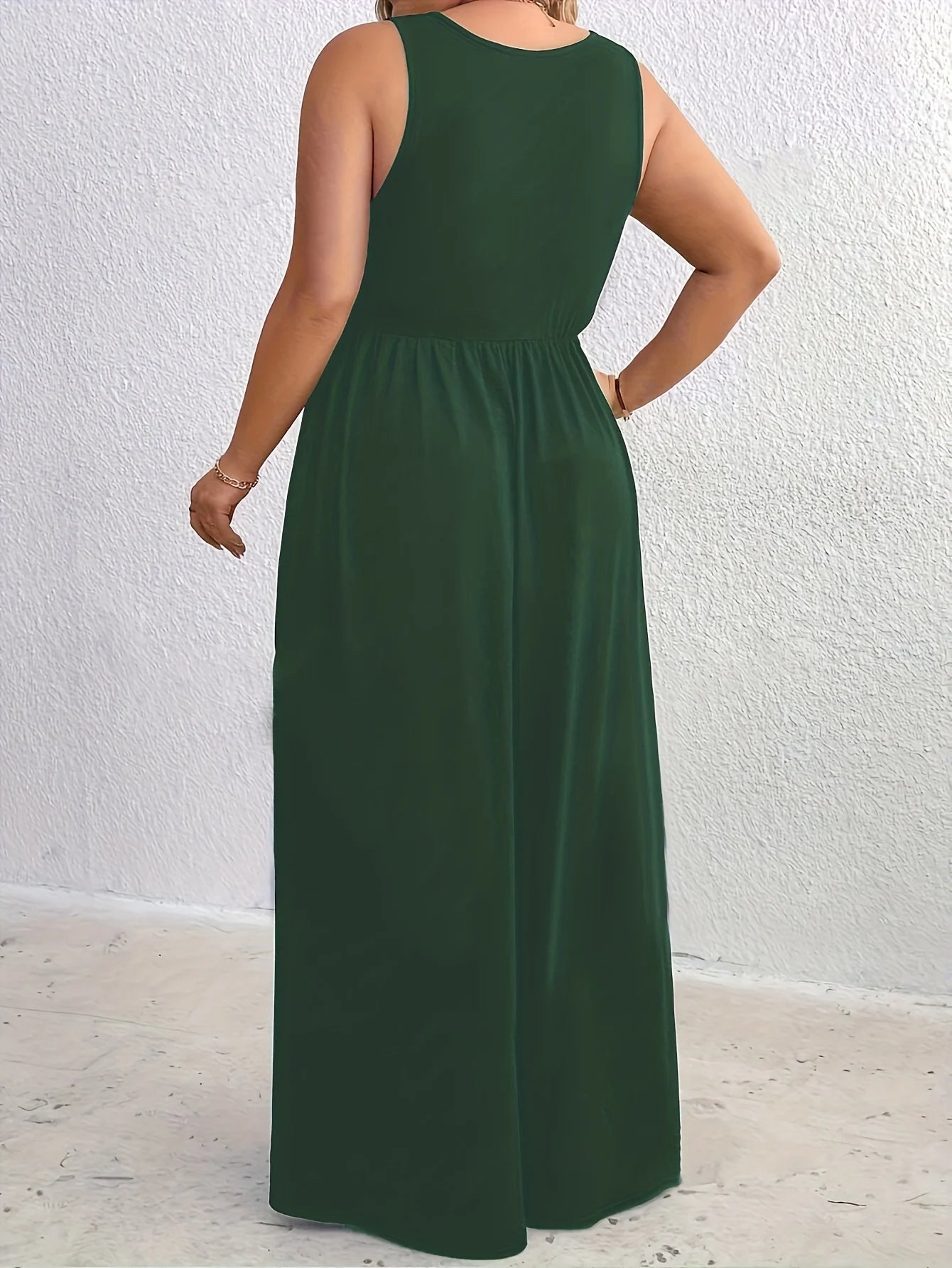 Plus Size Summer Sleeveless Tunic Dress - Image 9