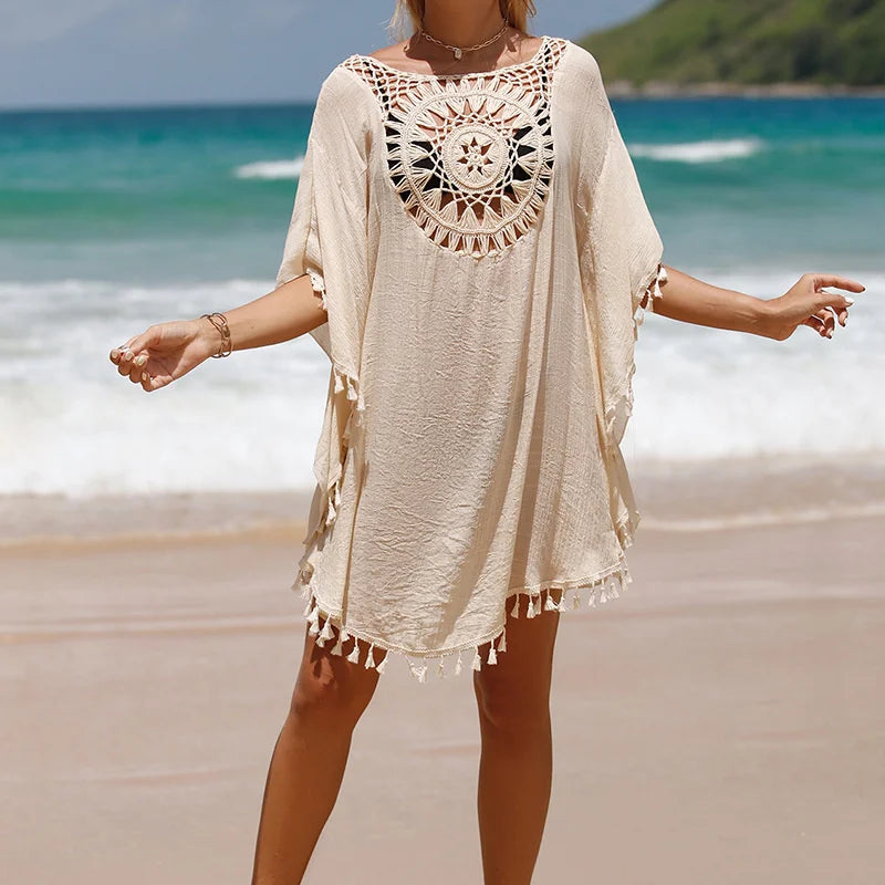 Chic Crochet Bikini Cover-Up for Summer Fun
