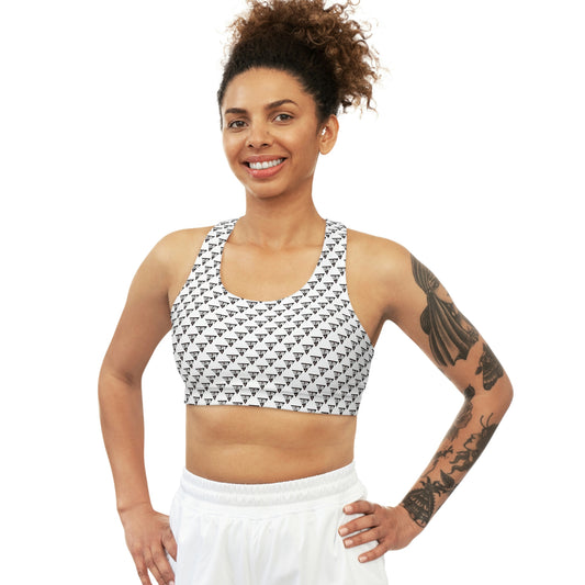 Sports Bra - White/Red