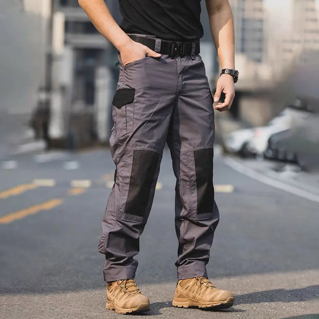 Men's Urban Cargo Pants Waterproof Ripstop Tactical Pants – Falour