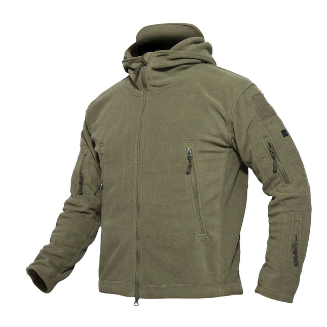 Designer Men US Military Winter Thermal Fleece Tactical Jacket Outdoors  Sports Hooded Coat Military Softshell Hiking Outdoor Arm From Esp2018,  $29.82
