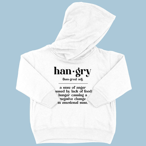 Toddler Hangry Definition Hoodie - Ecart