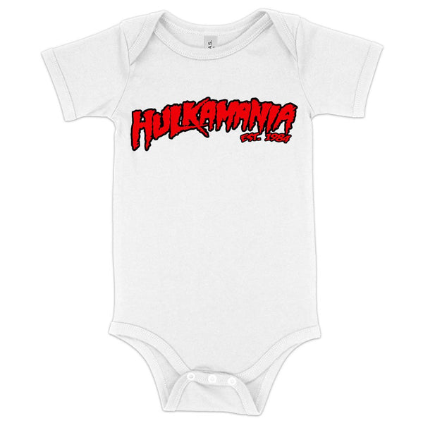 Baby Jersey Hulkamania Onesie - Hulk Hogan Onesie - Ecart