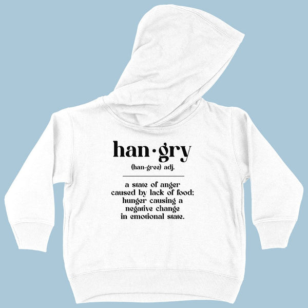 Toddler Hangry Definition Hoodie - Ecart