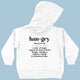 Toddler Hangry Definition Hoodie