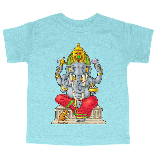 Triblend Toddler Ganesh T-Shirt - Hindu T-Shirts - Ecart