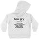 Toddler Hangry Definition Hoodie - Ecart