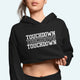 Touchdown Women's Cropped Fleece Hoodie - Ecart