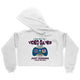 Women's Cropped Fleece A Day Without Video Games Best Funny Hoodie - Awesome Video Game Hoodies - Ecart