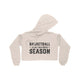 Basketball Season Women's Cropped Fleece Hoodie - Ecart