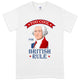 Heavy Cotton Too Cool for British Rule T-Shirt - George Washington T-Shirt - Funny Independence Day T-Shirts - Ecart
