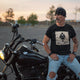 Printed Hell's Angels Heavy Cotton T-Shirt - Biker Tee Shirt - Graphic T-Shirt - Ecart