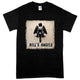 Printed Hell's Angels Heavy Cotton T-Shirt - Biker Tee Shirt - Graphic T-Shirt
