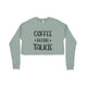 Coffee Before Talkie Women's Cropped Fleece Sweatshirt - Ecart