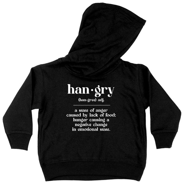 Toddler Hangry Definition Hoodie - Ecart