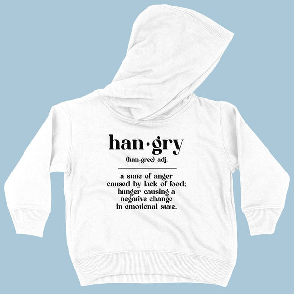 Toddler Hangry Definition Hoodie - Ecart