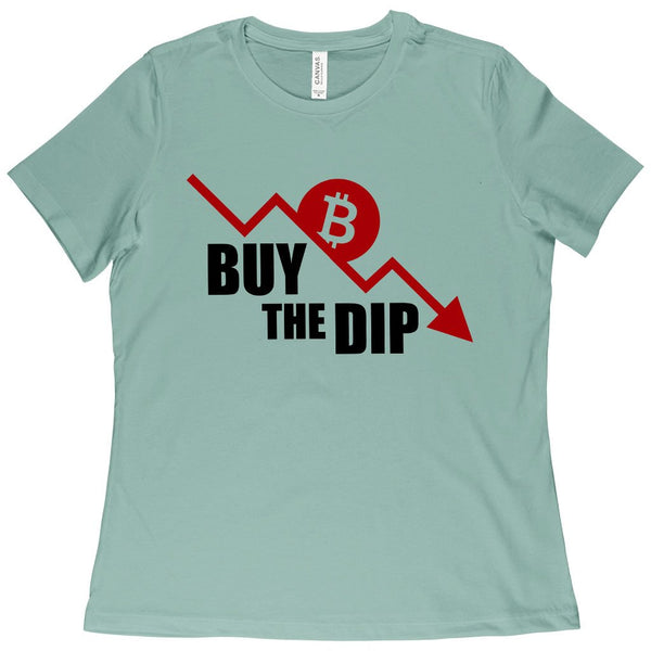 Women's Buy the Dip T-Shirt - Bitcoin T-Shirts - Ecart