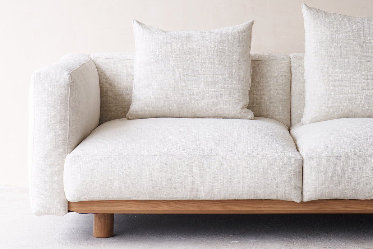 Islet 3 Seater Fabric Sofa - Gesso – Originals Furniture