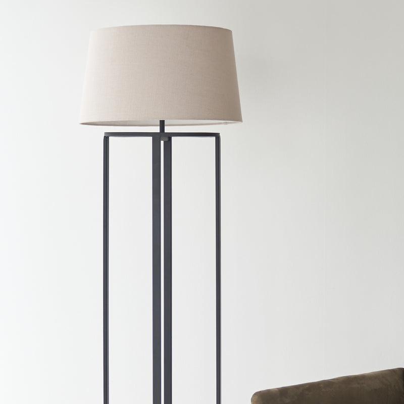 floor lamp grey shade