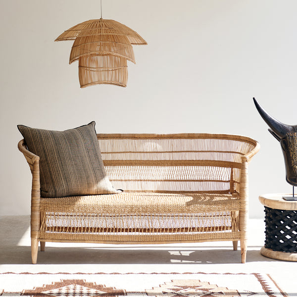 rattan couch and chairs