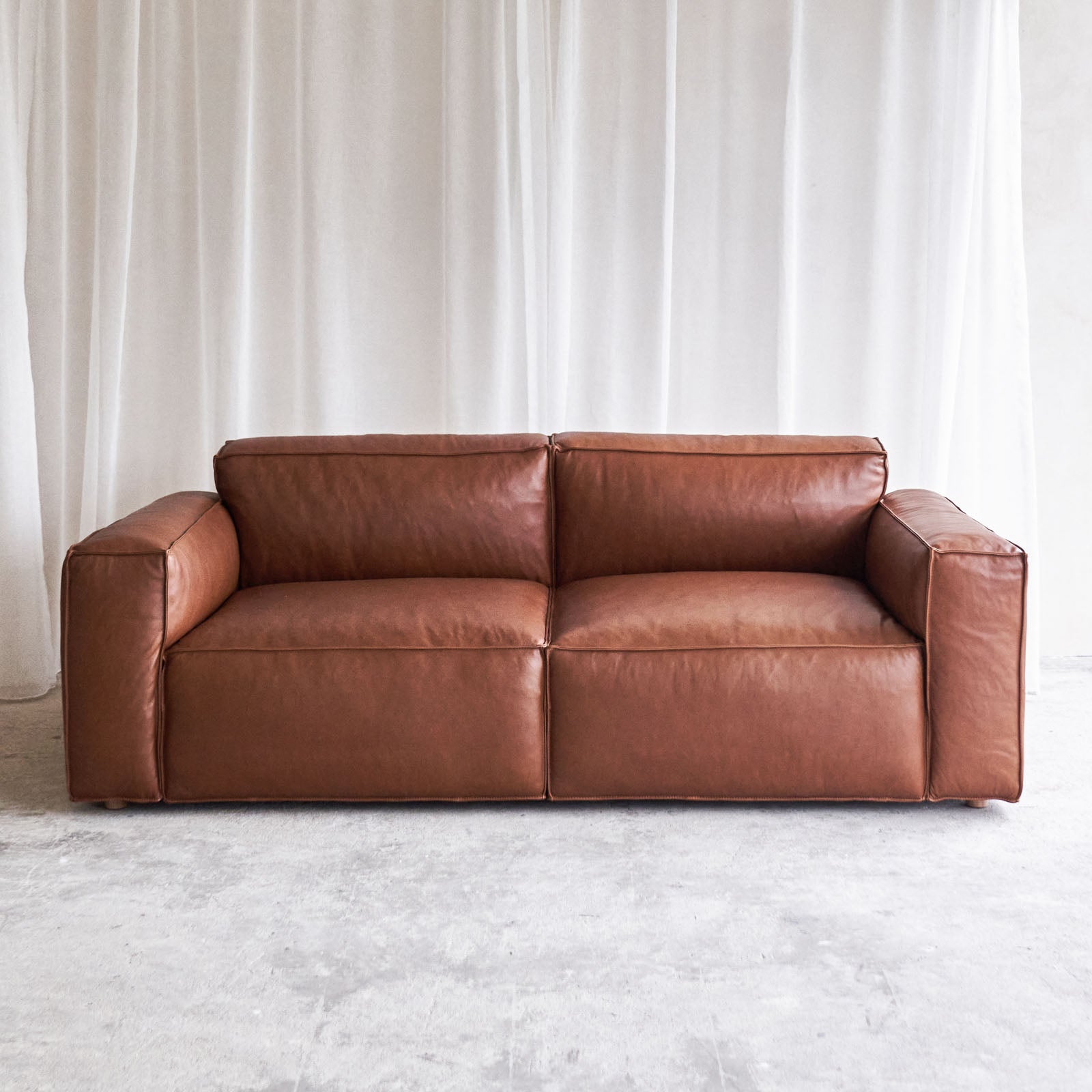 Baker - 100% Full Grain Leather Sofa – Originals Furniture