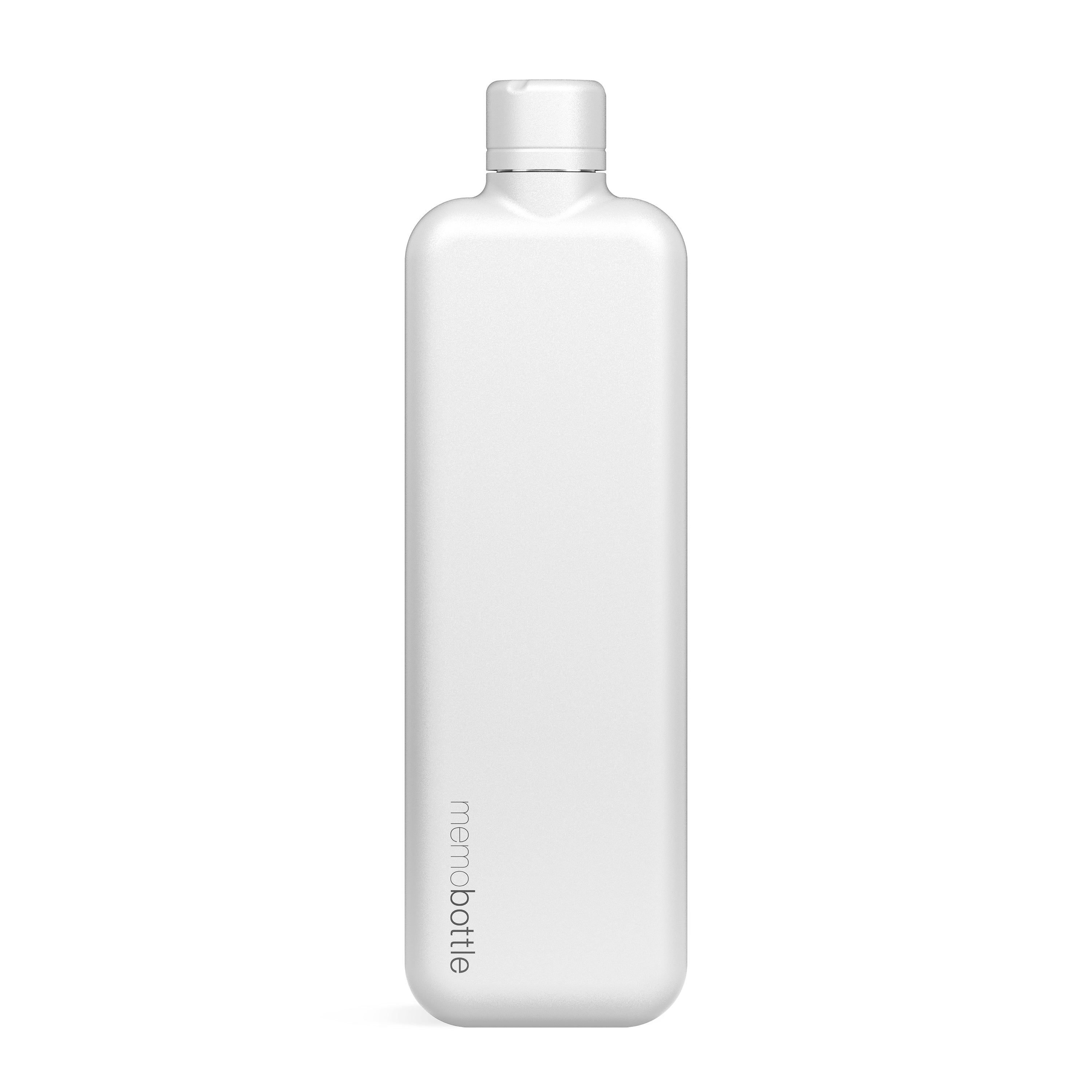 SLIM Stainless Steel memobottle (White)